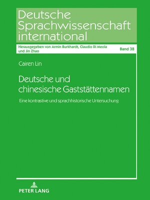 cover image of Deutsche und chinesische Gaststaettennamen